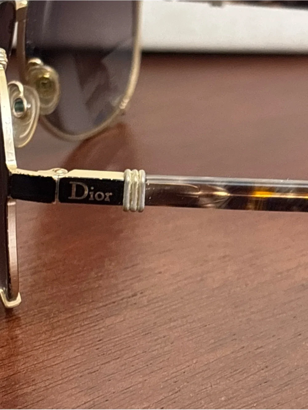 CHRISTIAN DIOR CHICAGO2 GUNMETAL GRADIENT AUTHENTIC SUNGLASSES READ